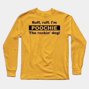 Poochie simpson quote Long Sleeve T-Shirt